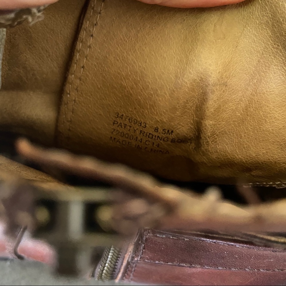 Frye Cognac Leather Buckle Ankle Booties - Picture 7 of 7